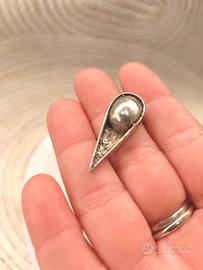 miniatura argento 800 cappello rinascimento 