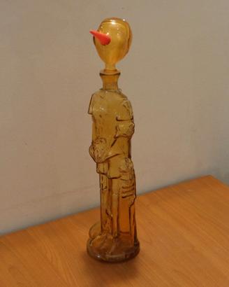 vecchia bottiglia liquore Pinocchio - vintage
