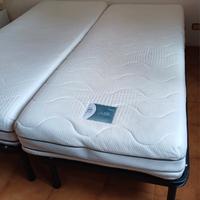 materasso singolo memory e rete