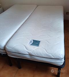 materasso singolo memory e rete