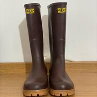 Stivale Gomma Alto Carrarmato Trento - Marrone n40