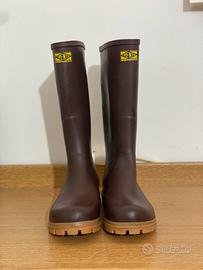 Stivale Gomma Alto Carrarmato Trento - Marrone n40