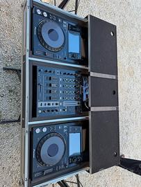 2 XDJ1000 + DJM 700 + Case rigido Gorilla