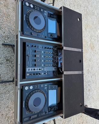 2 XDJ1000 + DJM 700 + Case rigido Gorilla