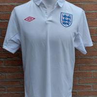 Polo Inghilterra Umbro con etichette calcio