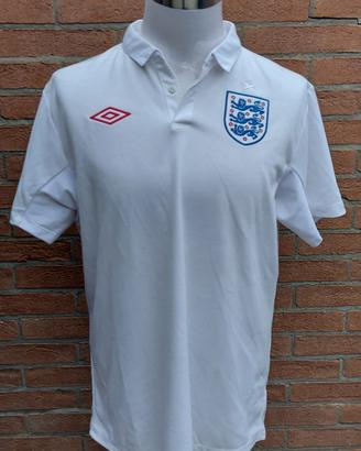 Polo Inghilterra Umbro con etichette calcio