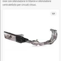 GYTR Akrapovic Sistema di gara completo con silenz