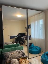 Armadio 2 ante scorrevoli a specchio