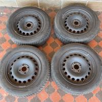 4 cerchi in lamiera 15”