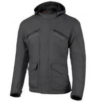GIACCA MOORE MODELLO F4 GRIGIA CON CAPPUCCIO REMOV