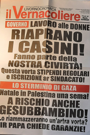 Coppia "strilloni" del Vernacoliere di Livorno