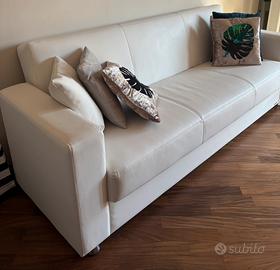 Divano con cassettone e letto singolo