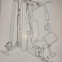 Attrezzo palestra multifunzione