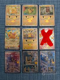 Tris meowth + 5 Pikachu