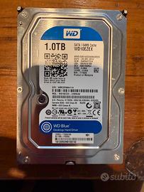 2 Hard disk HD 1TB interni Sata WD