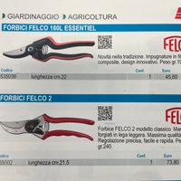 Forbici potare Felco 2 e Felco 160L nuove