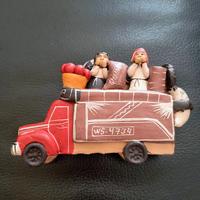 autobus peruviano in terracotta