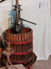 Torchio idraulico per uva