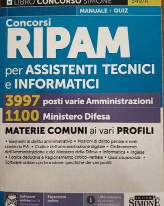 Manuale RIPAM 1100 Ass. Ministero Difesa Simone
