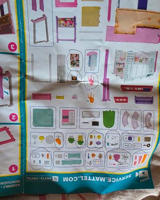 accessori casa di barbie