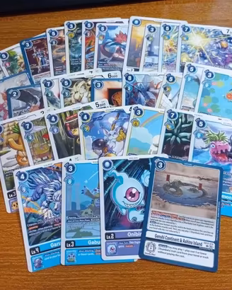 Lotto 32 diverse carte Digimon EX12 Digital World