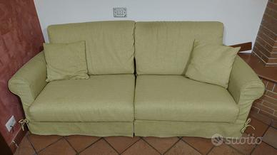 Divano 3 posti in tessuto sfoderabile