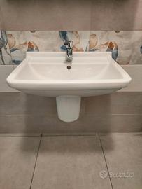 Lavandino mezza colonna duravit