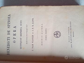 libro di Benedicti De Espinoza 