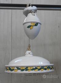 Lampadario da cucina con limoni