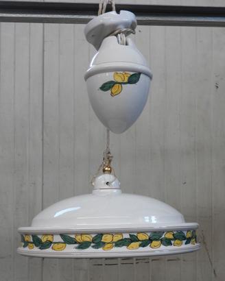 Lampadario da cucina con limoni