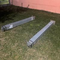 Colonne zincate per pali cancello 16cm