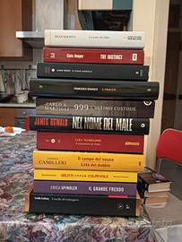 Lotto 11 libri Thriller e Gialli