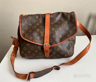 Borsa a tracolla vintage Louis Vuitton in pelle