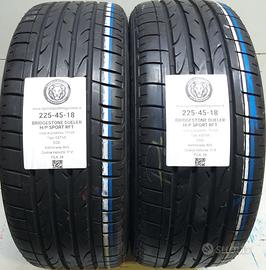 2 GOMME 225 45 18 BRIDGESTONE A74148