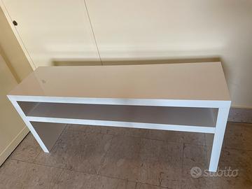 Panca ingresso legno laccato bianco