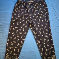 Pantaloni "Carla Ferroni" taglia 52 bordo in pizzo