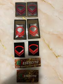 Gradi Esercito Italiano 3 coppie