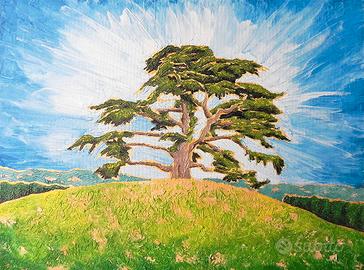 QUADRO A OLIO – CEDRO DEL LIBANO