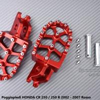 Poggiapiedi HONDA CR 250 / 250 R 2002 - 2007 Rosso