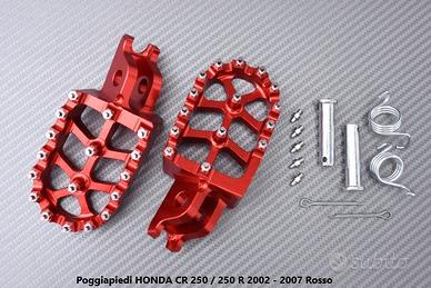 Poggiapiedi HONDA CR 250 / 250 R 2002 - 2007 Rosso