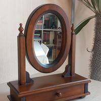 Specchiera da tavolo con cassetto 