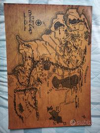 mappe del signore degli anelli e lo hobbit