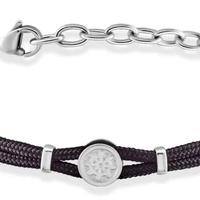 Bracciale Stroili timone in acciaio e corda