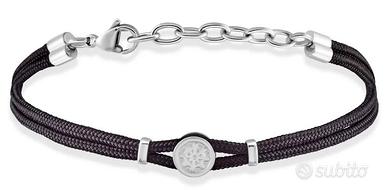 Bracciale Stroili timone in acciaio e corda