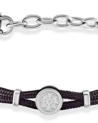 Bracciale Stroili timone in acciaio e corda