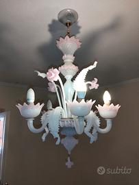 lampadario e abat jour Vetro di Murano