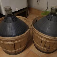 damigiane in vetro 28 lt