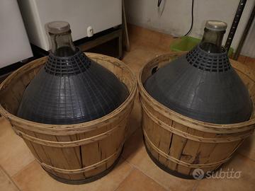 damigiane in vetro 28 lt