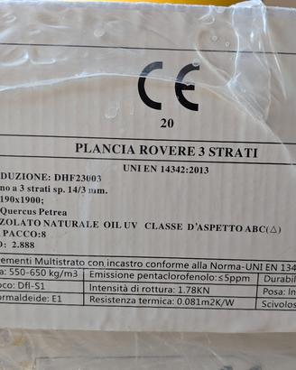 Palchetti in rovere