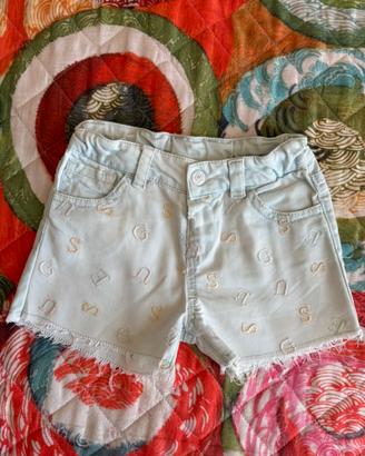 Pantaloncini jeans guess bambina